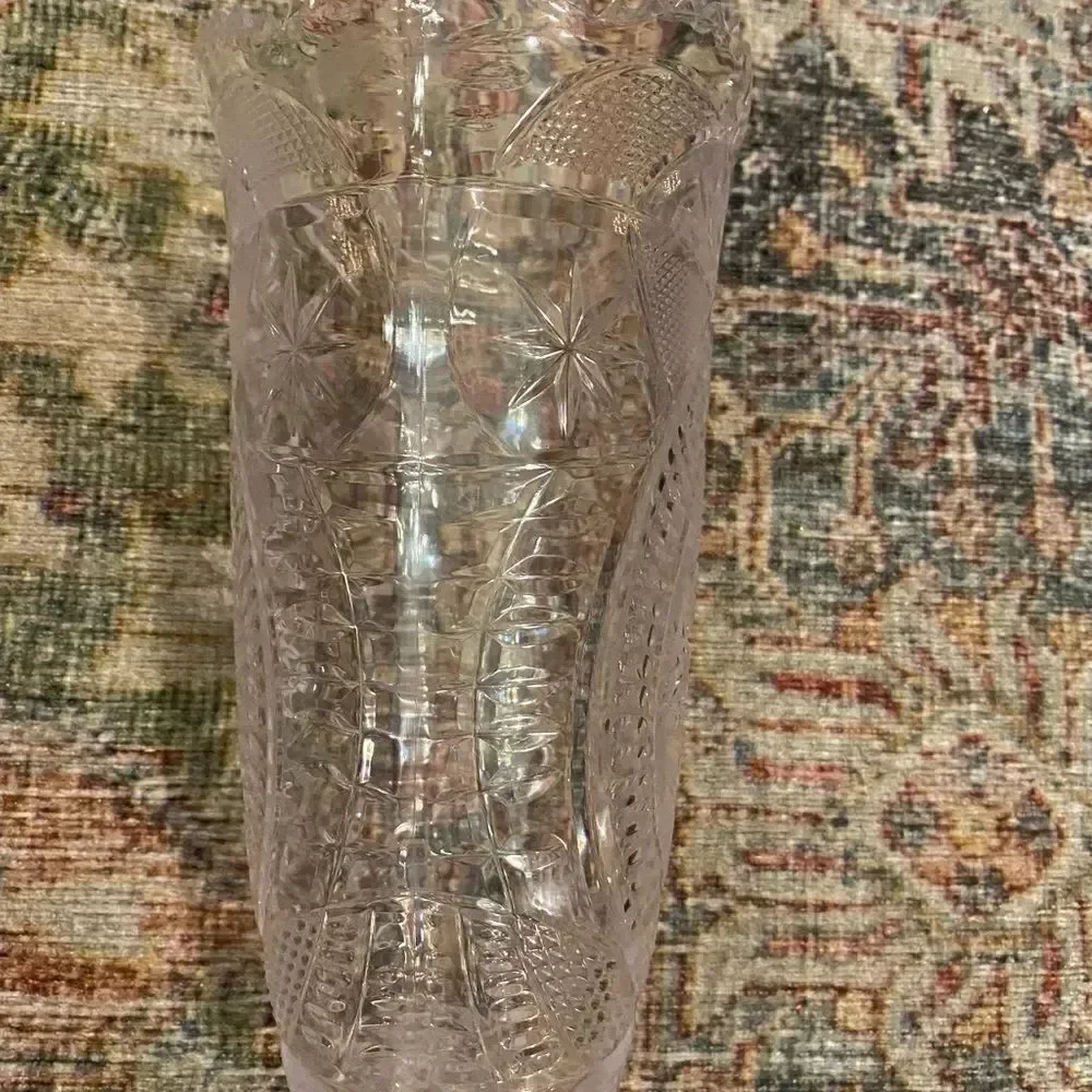 Beautiful plastic vase